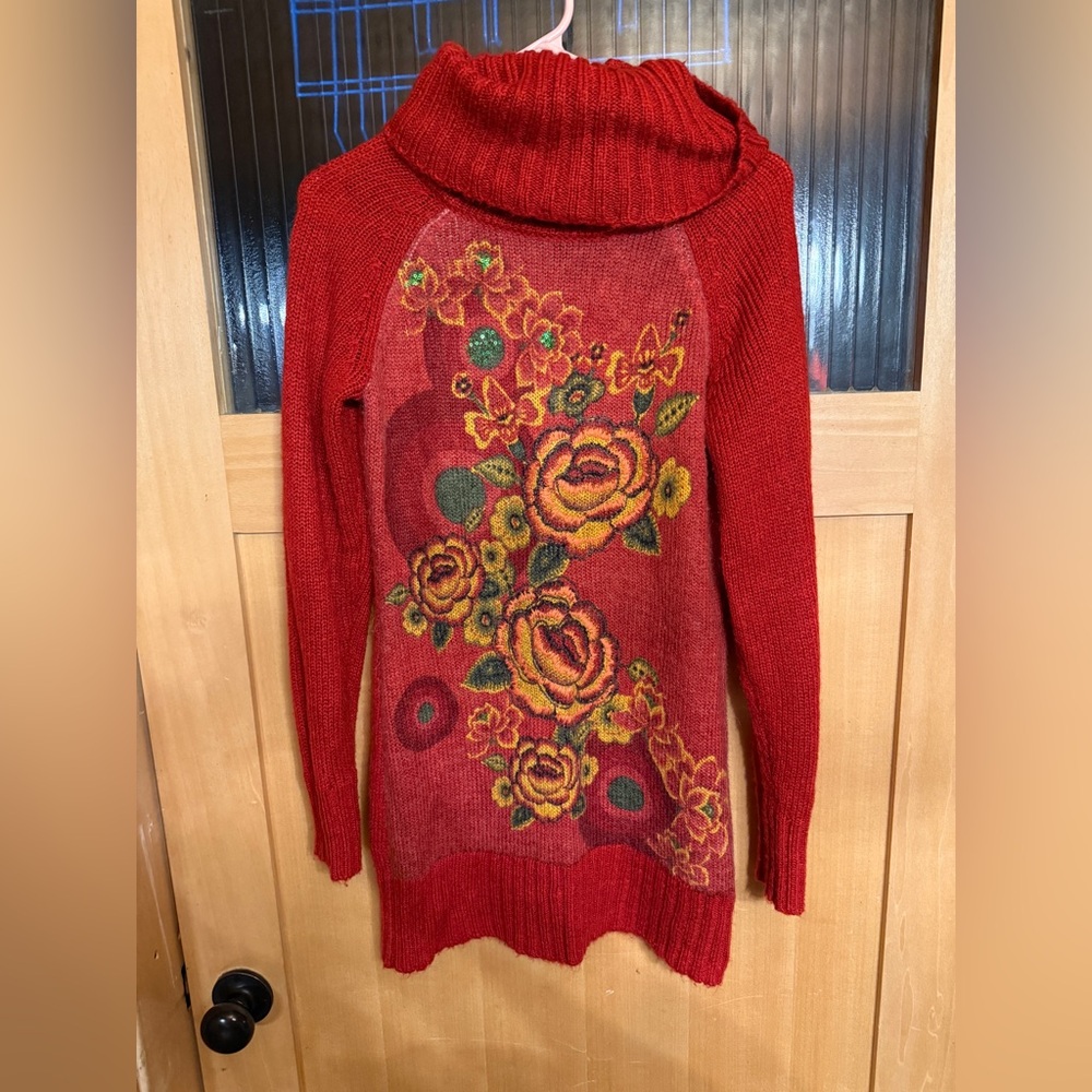 Desigual Women's Sweater Jumper Pullover Size M - image 1